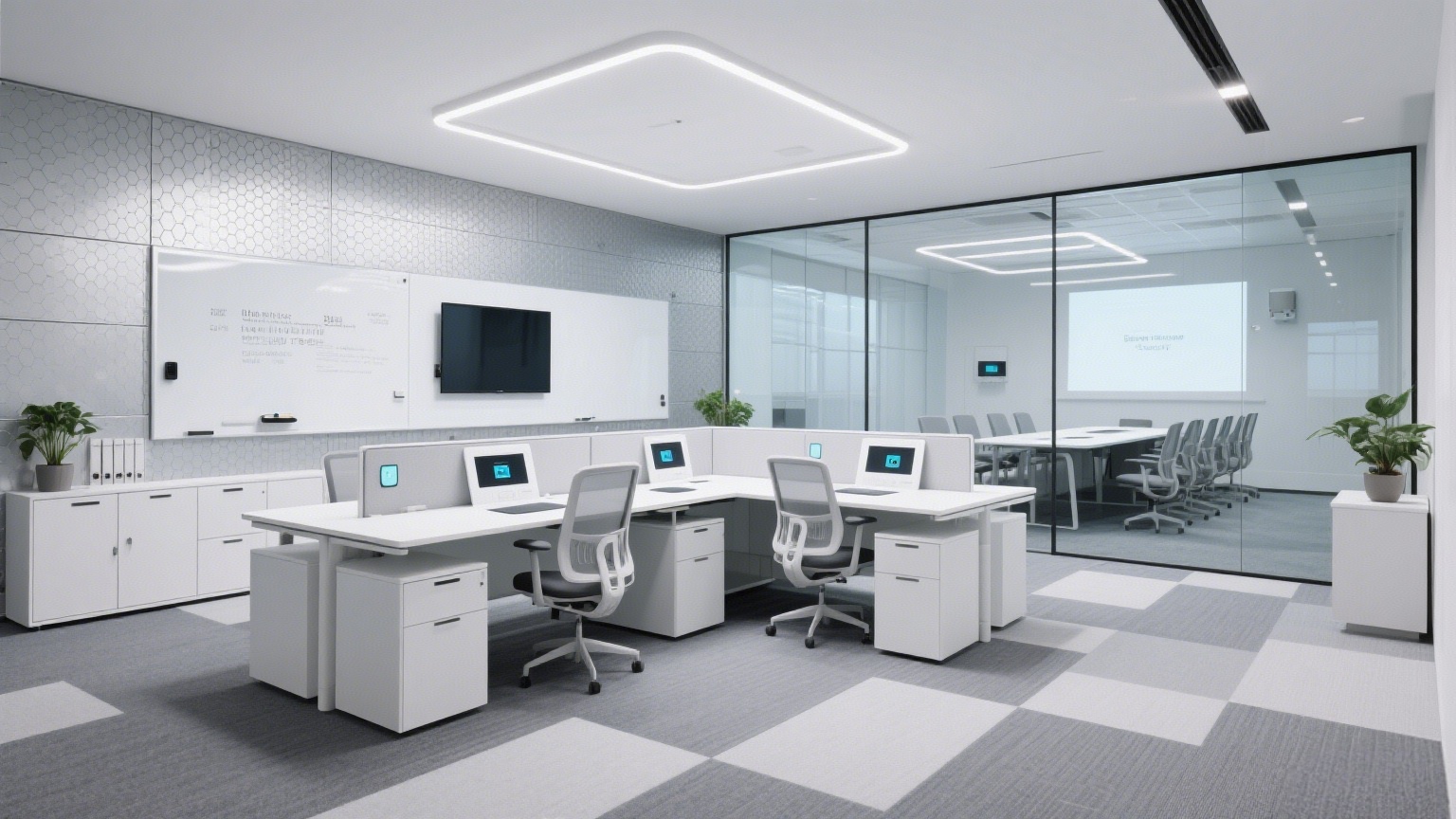 科技感辦公室,硬核設(shè)計(jì)